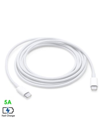 DAM Kabel USB-C w kolorze białym