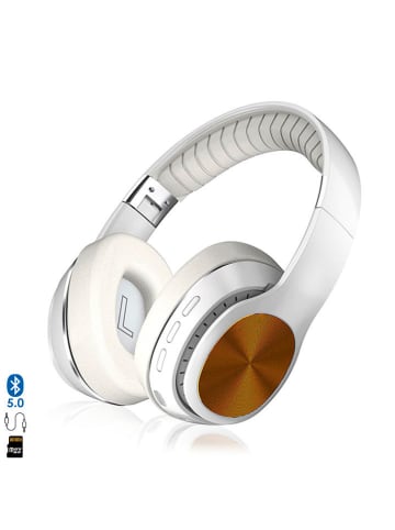 DAM Bluetooth hoofdtelefoon "VJ320" wit