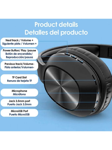 DAM Bluetooth hoofdtelefoon "VJ320" wit