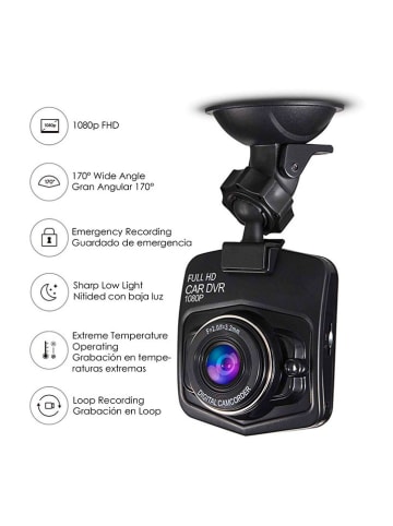 DAM Dashcam "CR3 V2" zwart - (B)6 x (H)6 x (D)3 cm
