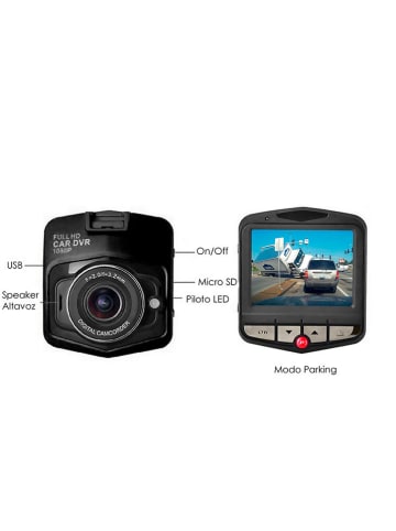 DAM Dashcam "CR3 V2" zwart - (B)6 x (H)6 x (D)3 cm