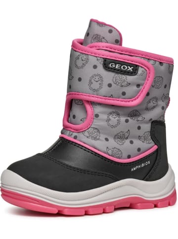 Geox Winterboots "Flanfil" in Pink/ Grau