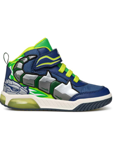 Geox Sneakers "Inek" in Blau/ Grün