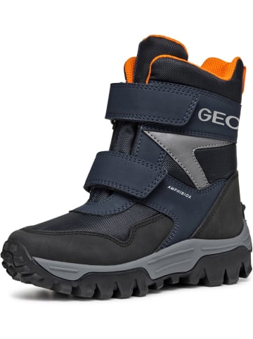 Geox Botki "Himalaya" w kolorze granatowym