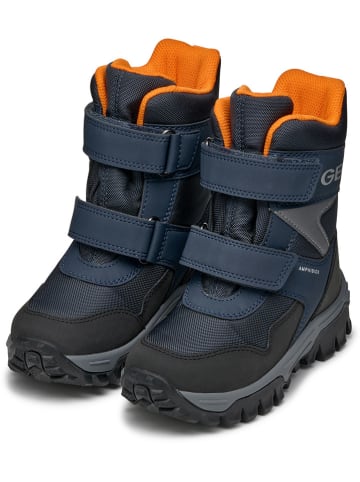 Geox Botki "Himalaya" w kolorze granatowym