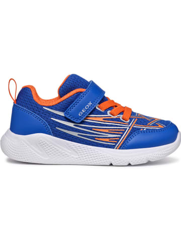 Geox Sneakers "Sprintye" in Blau/ Orange