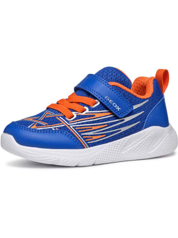 Geox Sneakers "Sprintye" in Blau/ Orange