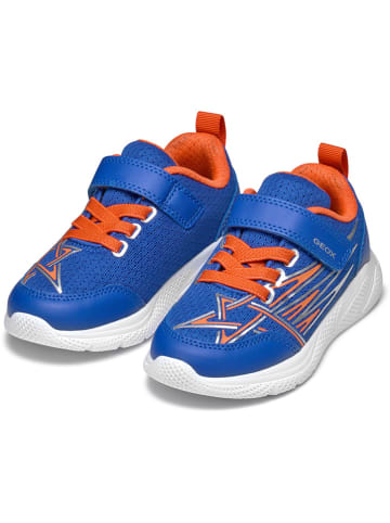 Geox Sneakers "Sprintye" in Blau/ Orange