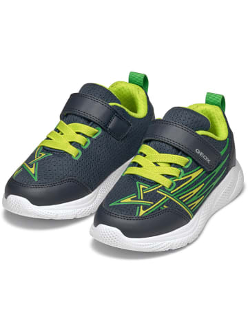 Geox Sneakersy "Sprintye" w kolorze granatowo-zielonym