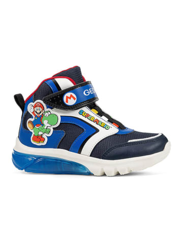 Geox Sneakers "Ciberdron" in Dunkelblau/ Blau