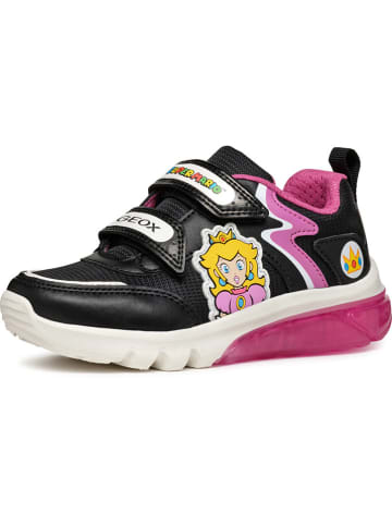 Geox Sneakers "Ciberdron" in Schwarz/ Pink