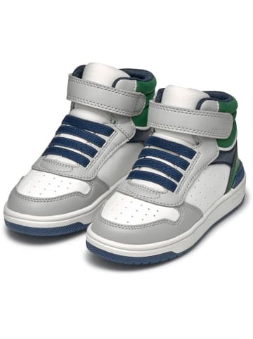 Geox Sneakersy "Washiba" w kolorze zielono-białym
