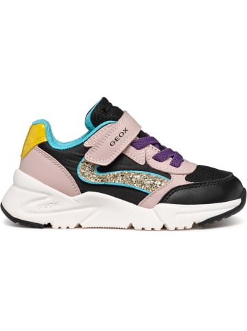 Geox Sneakers "Loftus" in Rosa/ Schwarz