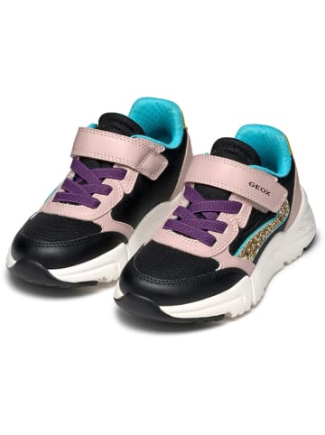 Geox Sneakers "Loftus" in Rosa/ Schwarz