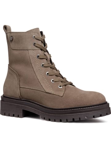 Geox Leren boots "Iridea" beige