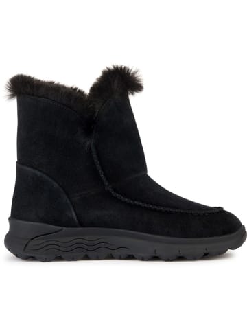 Geox Leder-Winterstiefel "Spherica" in Schwarz