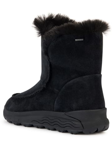 Geox Leren winterlaarzen "Spherica" zwart