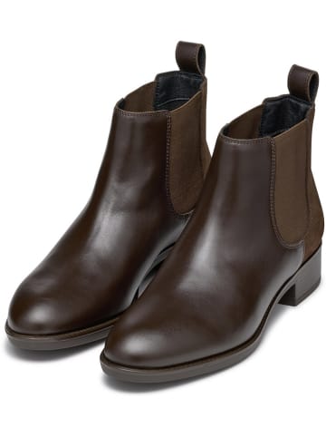 Geox Leder-Chelsea-Boots "Felicity" in Braun