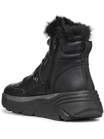 Geox Leren boots "Diamanta" zwart