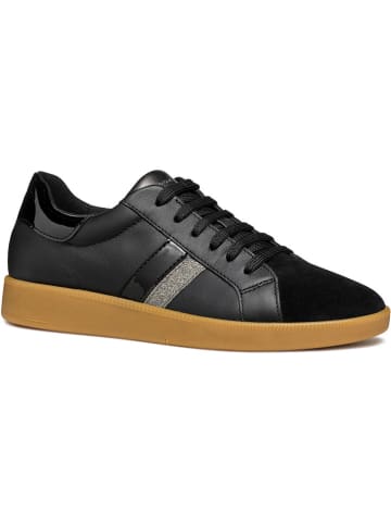 Geox Leder-Sneakers "Meleda" in Schwarz
