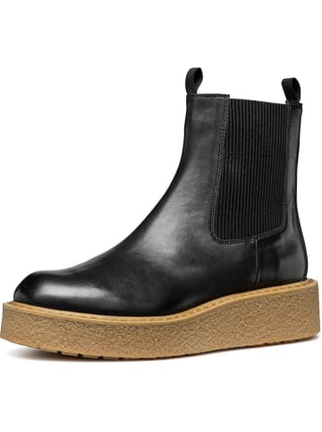 Geox Leder-Chelsea-Boots "Elidea" in Schwarz