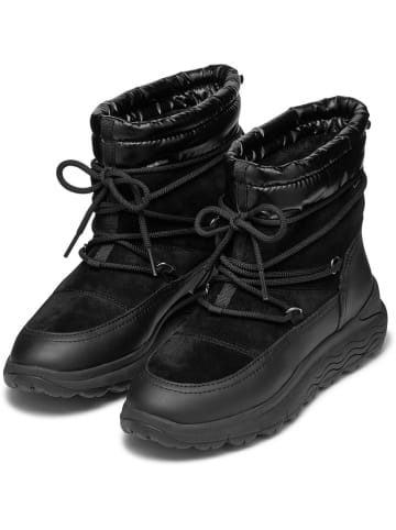 Geox Leren winterlaarzen "Spherica" zwart