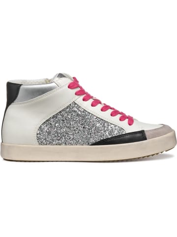 Geox Sneakers "Blomiee" in Creme/ Silber/ Schwarz