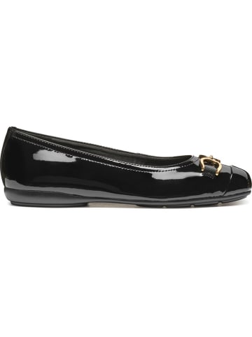 Geox Leder-Ballerinas "Annytah" in Schwarz