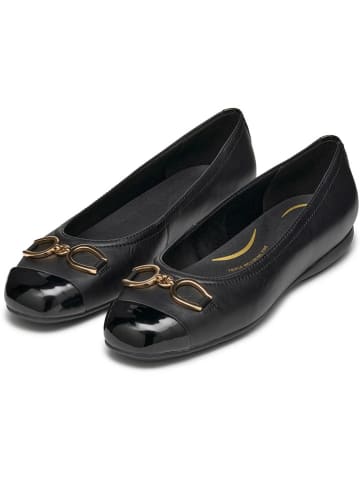 Geox Leder-Ballerinas "Annytah" in Schwarz