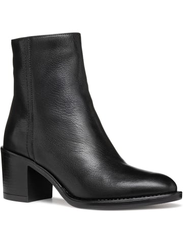 Geox Leder-Stiefeletten "Farnia" in Schwarz