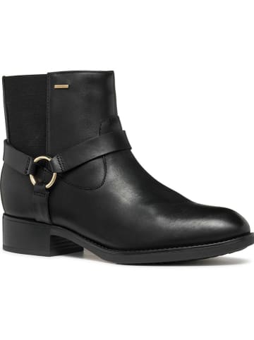 Geox Leren enkelboots "Felicity" zwart