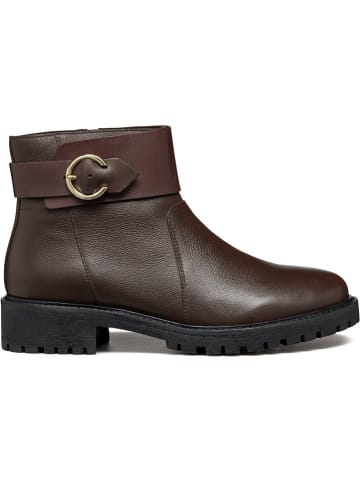 Geox Leder-Ankle-Bootks "Hoara" bruin