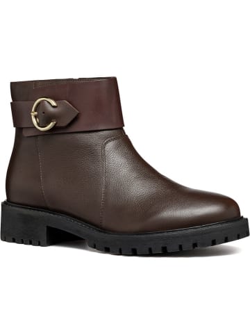 Geox Leder-Ankle-Bootks "Hoara" bruin