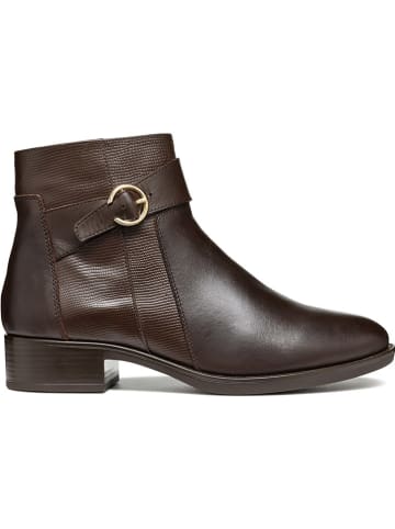 Geox Leder-Ankle-Boots "Felicity" in Braun