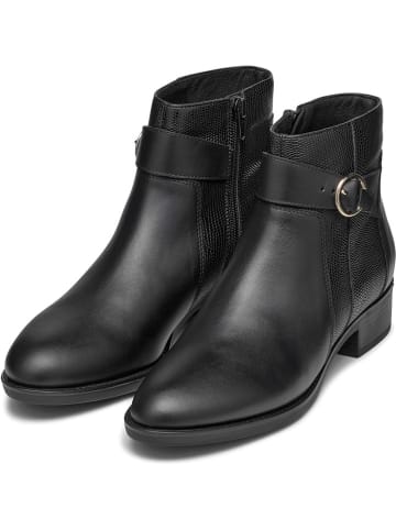 Geox Leren enkelboots "Felicity" zwart