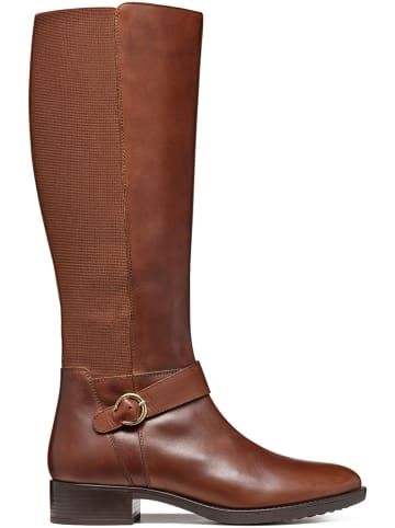 Geox Leder-Stiefel "Felicity" in Hellbraun