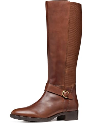 Geox Leder-Stiefel "Felicity" in Hellbraun