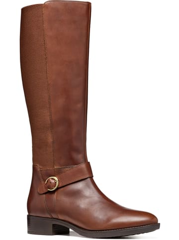 Geox Leder-Stiefel "Felicity" in Hellbraun