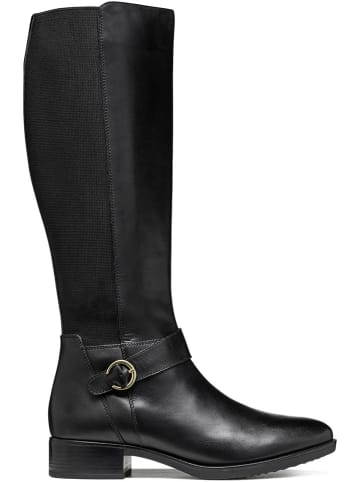 Geox Leder-Stiefel "Felicity" in Schwarz