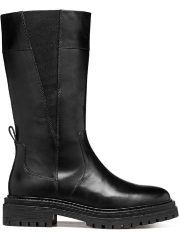 Geox Leder-Stiefel "Iridea" in Schwarz