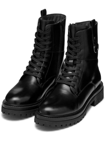 Geox Leren boots "Iridea" zwart