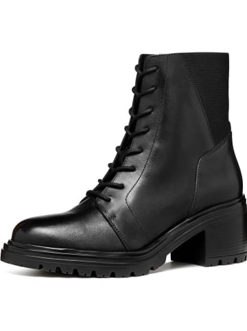 Geox Leder-Stiefeletten "Damiana" in Schwarz