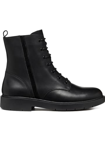 Geox Leren boots "Spherica" zwart