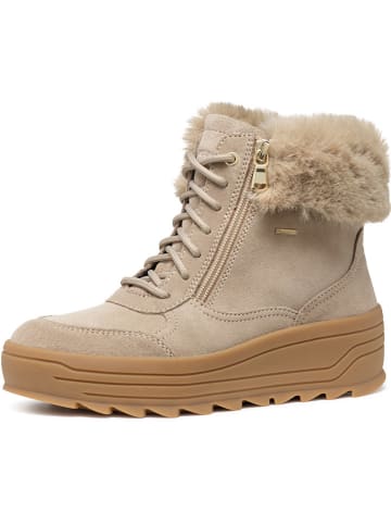 Geox Leder-Boots "Milleiny" in Beige
