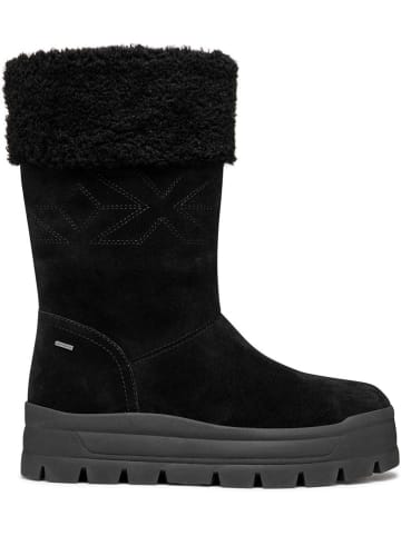 Geox Leder-Winterstiefel "Spherica" in Schwarz