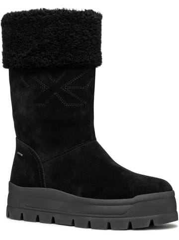 Geox Leder-Winterstiefel "Spherica" in Schwarz