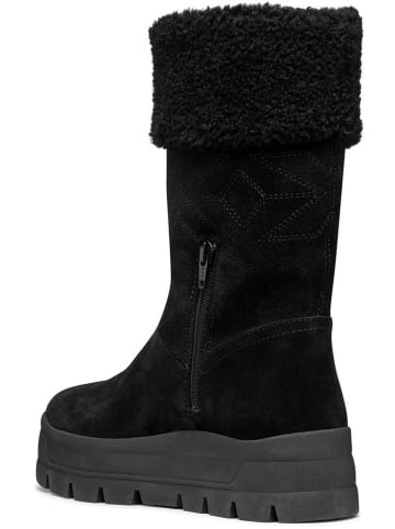 Geox Leder-Winterstiefel "Spherica" in Schwarz