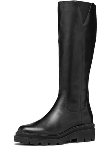 Geox Leder-Stiefel "Felleny" in Schwarz