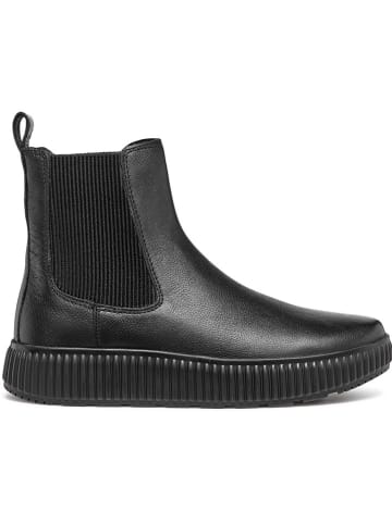 Geox Leren chelseaboots "Graisy" zwart