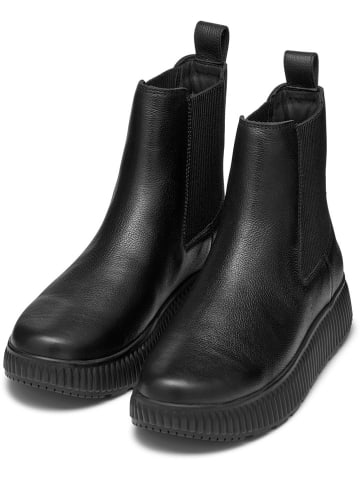 Geox Leren chelseaboots "Graisy" zwart